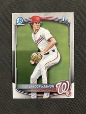 2025 Bowman Draft #BDC-44 Landon Harmon Chrome Washington Nationals