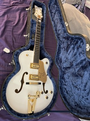 Gretsch Synchromatic Falcon Hollow Body Single-Cut Guitar with Bigsby White