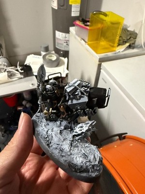 Games Workshop 40,000 Space Marines Primaris Chaplain on Bike