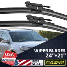 2x Perfect fit 24"+21" Front Window Windshield Blades Can be used in all seasons