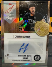 Cameron Johnson 2025-26 Topps Signature Class Auto Blend Nets #SB-CJ