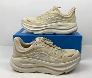 Hoka One One Bondi 9 Running Shoes Men’s Size 8 Oatmeal 1162011 / OLTM