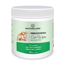 150 pcs Extra-Large Dog Ear Wipes - Extra Large Pads 170 - Otic Cleaning...