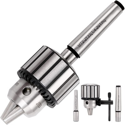 KingTool 4 Pcs Drill Chuck Set - 1/2-Inch Drill Chuck with Chuck Key with #1 ...