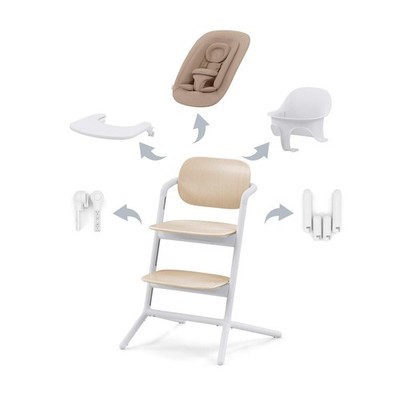 Cybex Lemo 4in1 Hochstuhl Set Sand White