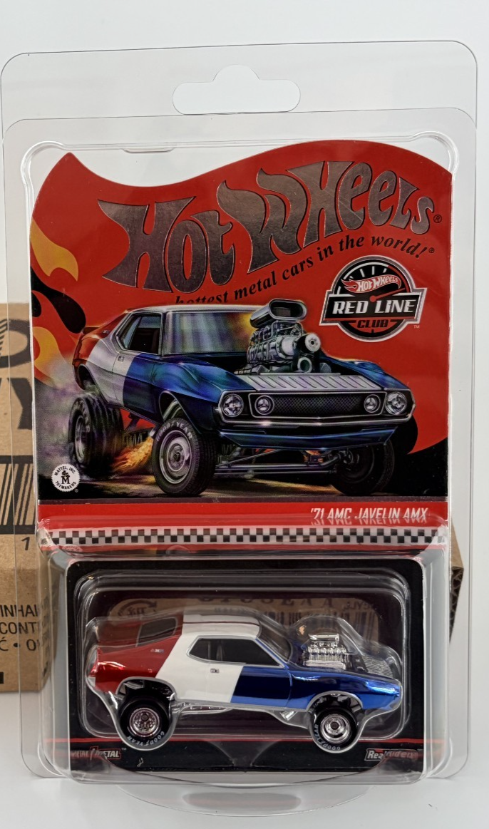 Hot Wheels RLC Exclusive '71 AMC Javelin AMX Real Riders ZAMAC Die