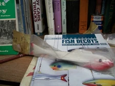 RARE Randall Fish SPEARING Decoy METAL CAST ALUMINUM Minnesota 10" R7 RH-W