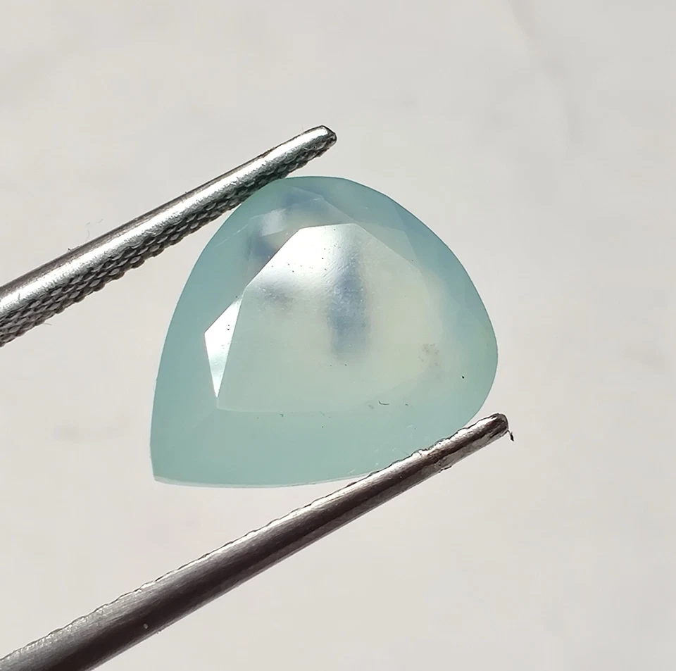 Natural Peruvian Opal Pear Shape Faceted Dendrite Gemstone for Jewelry 4 Cts - Image 3 of 4