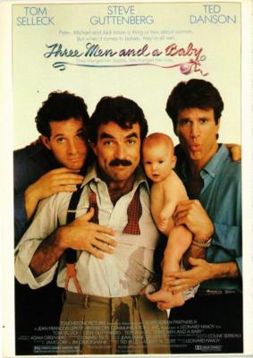 CPM AK Thrée Men and a Baby Ted Danson&TomSelleck CINEMA FILM (780906)