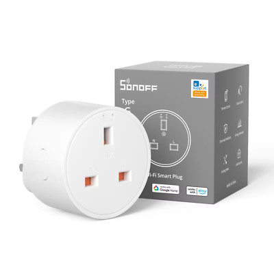 SONFF S60 13A WLAN Smart Stecker mit Stromüberwachung Sprachfernbedienung 1-4 PC