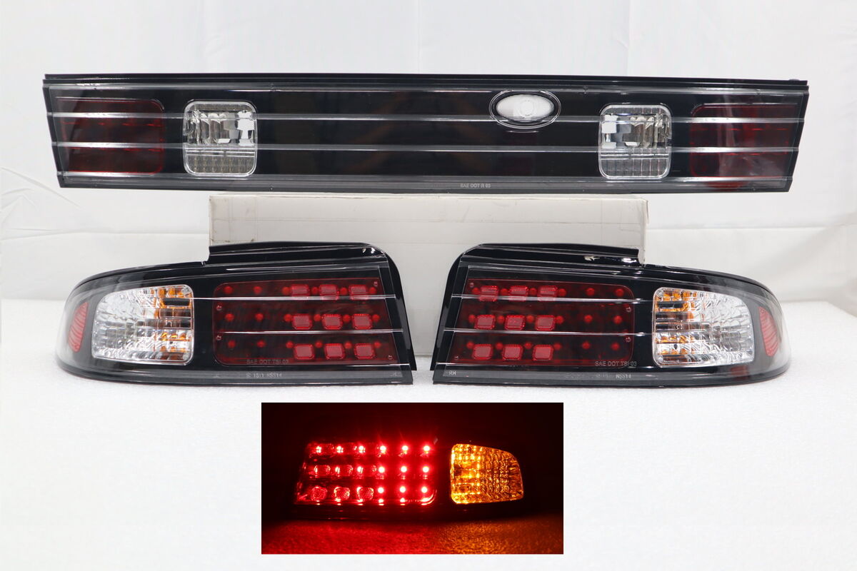 1993-1998 Nissan Silvia S14 240SX Coupe 2D LED Tail Rear 1993-1998 Nissan Silvia S14 240SX Coupe 2D LED Tail Rear