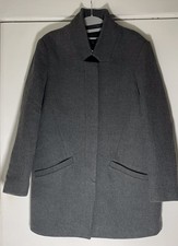 Zara Basics - Grey Wool Coat - Size M
