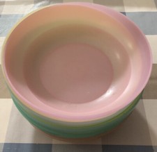 bol Tupperware pastel - RARE - Vintage - Lot de 8