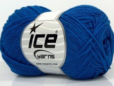 8-Skein Lot Lorena Bamboo Yarn Fine Summer 8x50g/150m Saxe Blue