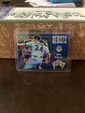 2021 Panini Mosaic Baseball Debuts Blue Mosaic Prizm # PD9 Nate Pearson
