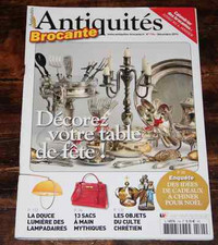 REVUE Antiquités Brocante 194 Tables Fête Lampadaire Sac à main