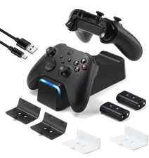 Xbox Charging Dock, 2pc Rechargeable Battery With Charge Dock, For Xbox ONE, X|S