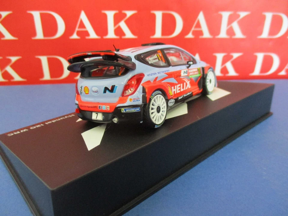 Die cast 1/43 Modellino Auto Hyundai i20 WRC Rally Monte Carlo 2014 T. Neuville - Immagine 3 di 4