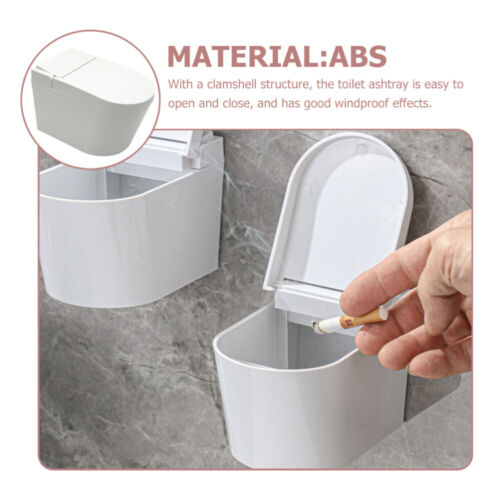 Wall-mounted Ash Box Bathroom Ashtray Ashtrays Indoor Office - Picture 6 of 12