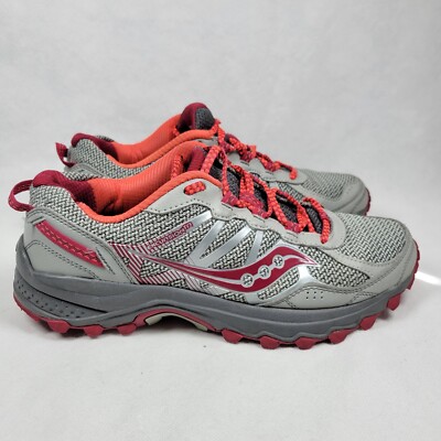 Saucony Excursion TR Trail Running Shoes Sneakers Gray Teal S10392-1 Size 8.5 