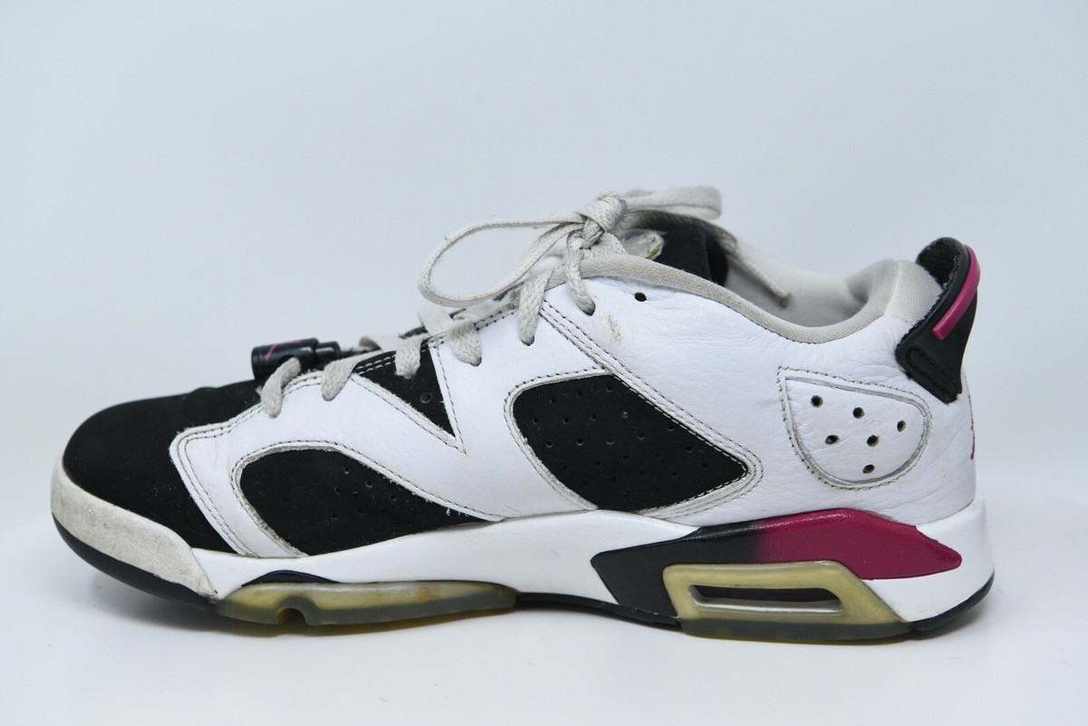 NIKE Air Jordan 6 Retro Low GG 'Fuchsia' (White-Pink) 768878-107