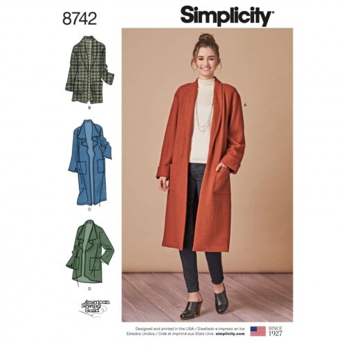 Simplicity Sewing Pattern 8742 Women A (XS-S-M-L-XL) - Afbeelding 1 van 3