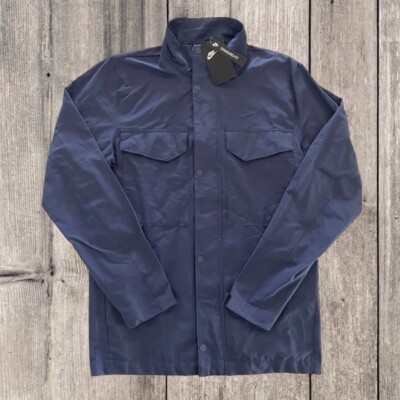 Nike M65 Militärstil blau Windbreaker Jacke Mantel Größe Medium CZ9922-410 £89