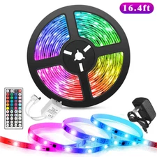 66FT 1200 LED bluetooth APP Remotes 3528/5050 SMD RGB Waterproof TV Strip Lights