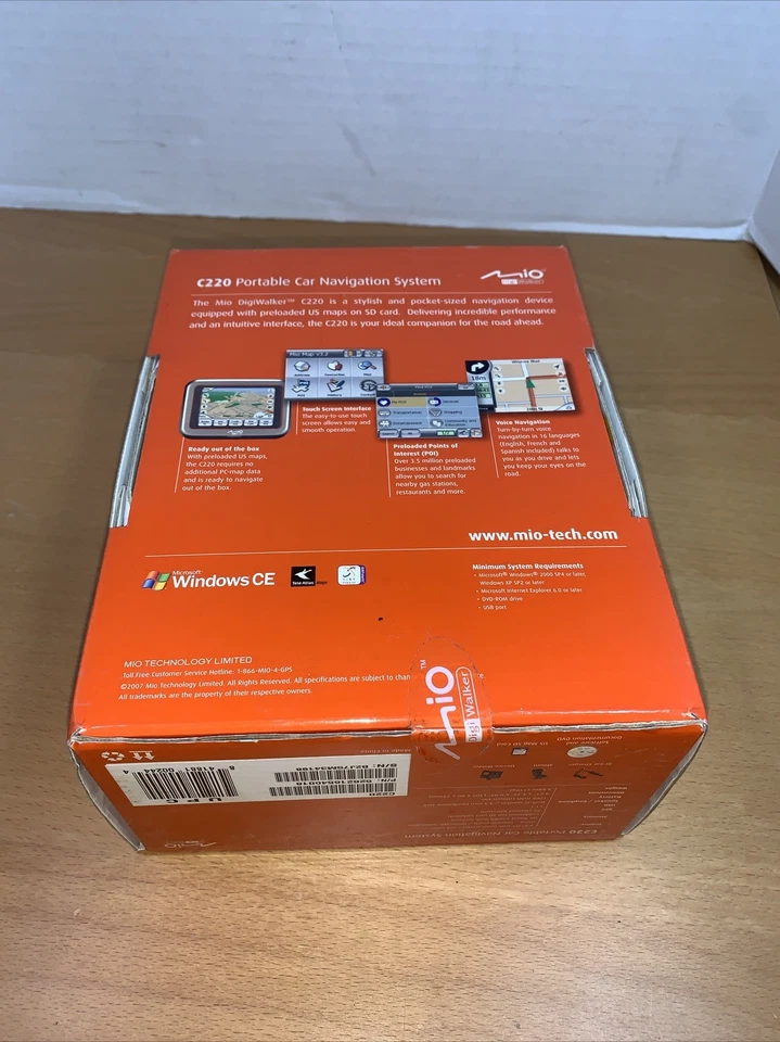 Mio DigiWalker C220 Automotive Mountable GPS - Image 3 of 3