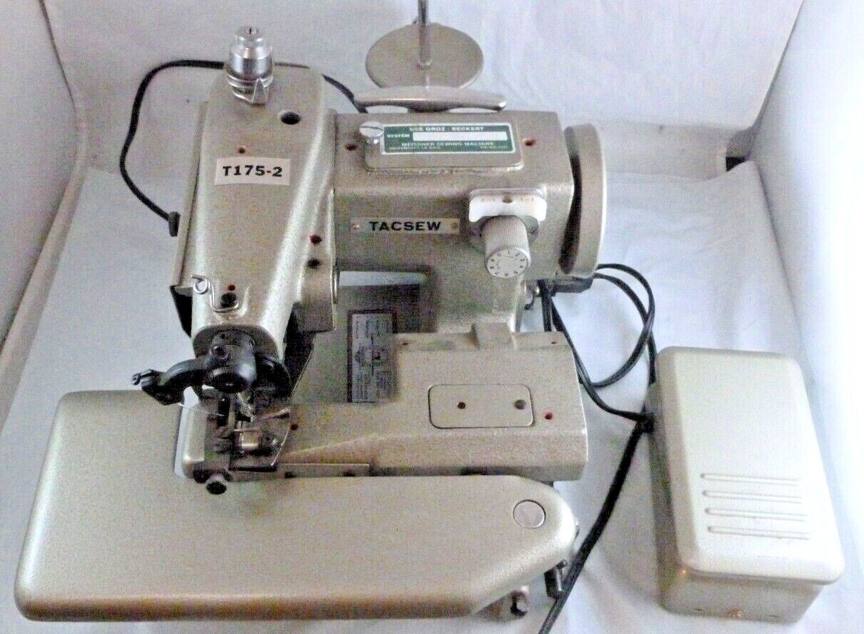 Vintage Portable Tacsew Meissner Blind Stitch Hemmer Hemming Sewing