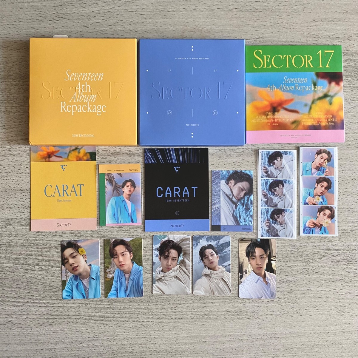 SEVENTEEN sector17 ミンギュ SEVENTEEN 4th Album Repackage SECTOR17 3ver. Mingyu set | eBay