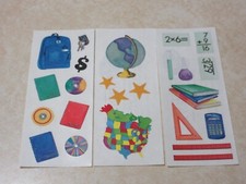 SALE  3 - CREATIVE MEMORIES STUDIO STICKERS - SCHOOL - NEW 