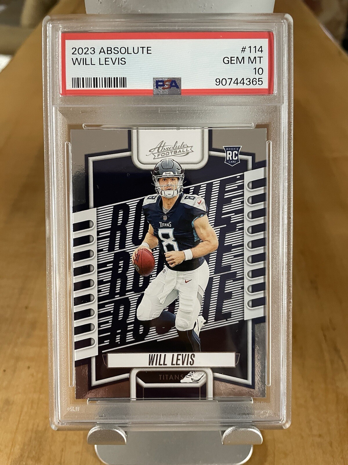 2023 Panini Absolute Will Levis #114 PSA 10 GEM MINT 💎💎💎 Rookie Card Titans