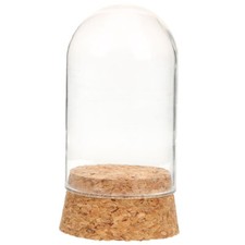 Glass Display Cover Glass Cloche Clear Glass Display Dome Base Statue