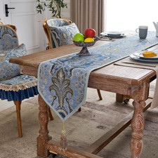 Europe Style Table Runner Tablecloth Retro Tassel Cover Mat Chic Decor Party Art