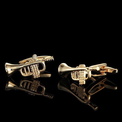 Luxury 18K Gold-Plated Cufflinks for Men - Classic Fashion French Shirt Cufflink - Picture 15 of 20