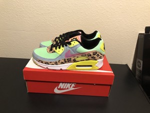 Nike Air Max 90 LX Illusion Dancefloor Green Leopard Women Size 10 |  CW3499-300 | eBay