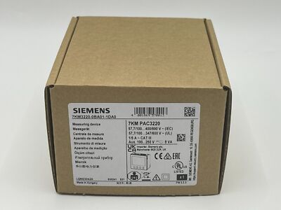 New Siemens Sentron PAC3220 7KM3220-0BA01-1DA0 Multi-Function Rapid Free Ship##