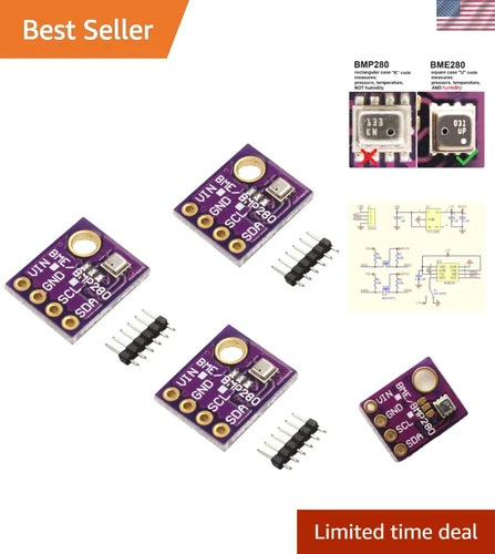 Compact Digital Sensor Board for Temperature, Humidity, & Pressure Measurement