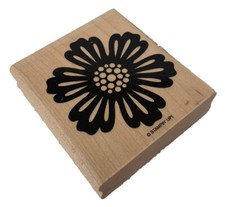 Rubber Flower Stamp by Stampin' Up 2.5 Diameter Craft Tool