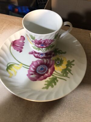  Seymour Mann Windsor Garden Snack Set Cup and Saucer