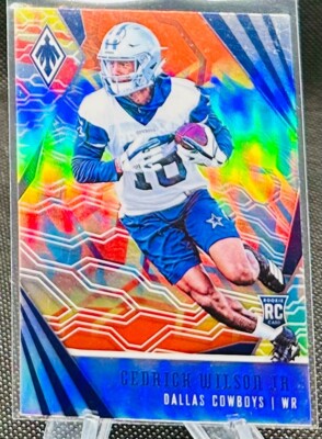 2018 Panini Phoenix Color Burst Rookies Cedrick Wilson Jr. Dallas Cowboys Rc 186