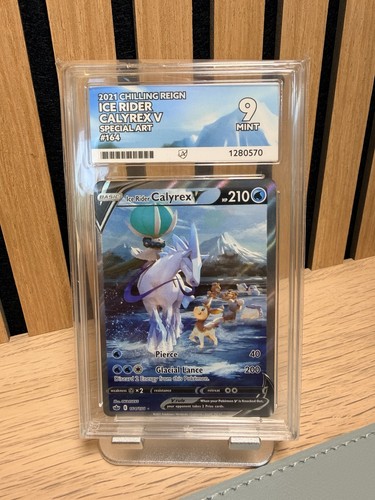 Ice Rider Calyrex V graded ACE 9 for sale on eBay