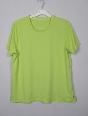 Marks & Spencer Good move Gym Running Sports Yoga T Shirt Top Yellow Size 8 - 18
