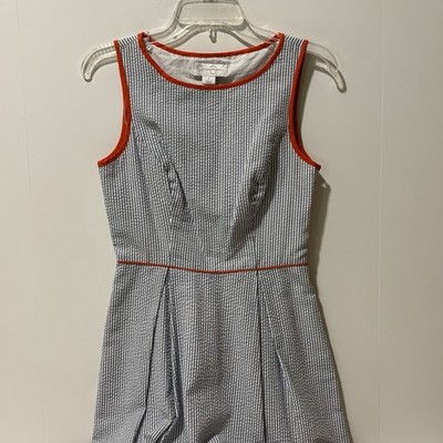 JESSICA SIMPSON Dress Women Sz 2 Blue White Nautical Seersucker Midi Fit & Flare | eBay JESSICA SIMPSON Dress Women Sz 2 Blue White Nautical Seersucker Midi Fit & Flare | eBay