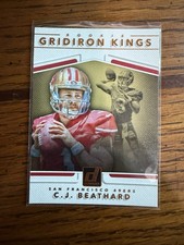 2017 C.J. BEATHARD Donruss Rookie Gridiron Kings #3 San Francisco 49ers