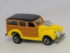 Vintage Hot Wheels Classics Hi Rakers Yellow 40's Woodie Diecast