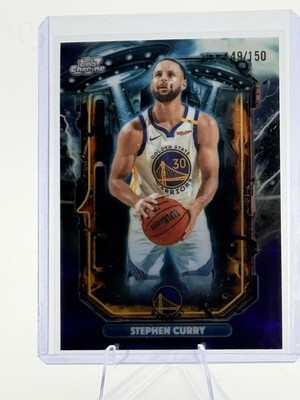 Stephen Curry Extraterrestrial Talent #ET-5 Cosmic Chrome Purple/ 150 Refractor