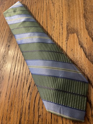 Vintage EUC Robert Talbott Best Of Class Silk Tie USA Hand Sewn Thick Striped