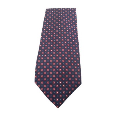 Brooks Brothers Blue Geometric Mens Silk Tie Classic Desig Buy 2 Get 1 Free BX8